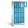 Lockerkast 1850x900x500mm 3x4 vakken Cilinderslot Poten, RAL5012