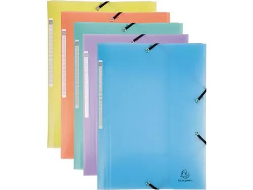 Chromaline elastomap 3 kleppen pastel