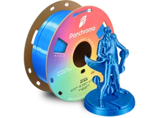 Polymaker 3D printer Filament Panchroma PLA Silk 1,75mm Blauw 1kg - 1