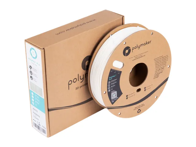 Filament 3D Polymaker PolyMax Tough PLA 1,75mm Blanc 0,75kg