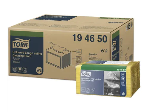 HACCP Doek 194650 Geel W8 1-laags Folded