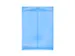 enveloptas blauw A4 staand met klittenbandsluiting