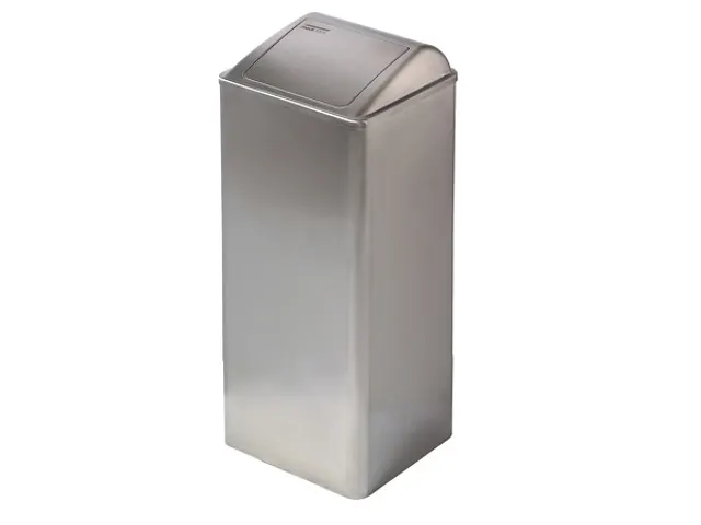 Afvalbak Rvs 80 Liter Gesloten