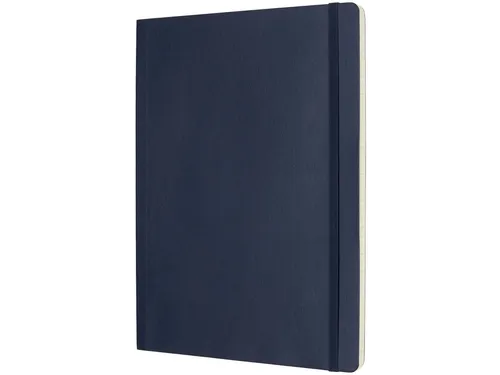 Notitieboek Moleskine XL 190x250mm lijn soft cover sapphire blue