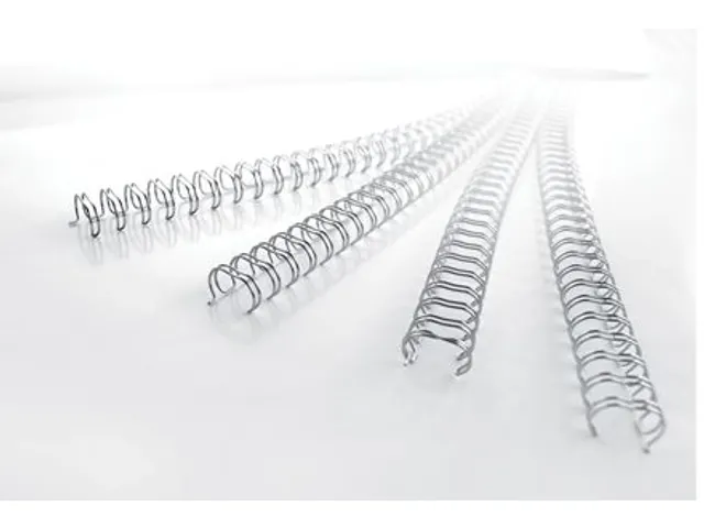 Draadrug GBC 9.5mm 34-rings A4 zilver 100stuks