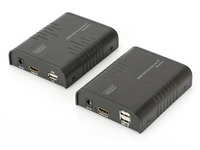 HDMI KVM-extender over IP Set