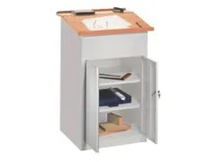 Massieve Lessenaarkast Hxbxd 1100/1200x700x600mm 2 Legborden Met Kast