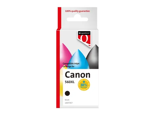 Inktcartridge Quantore alternatief tbv Canon PG560XL zwart