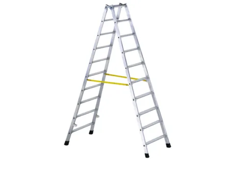 Boktrap Aluminium L 2 30M 2X10Treden Dubbelzijdig Uitvoering Nl