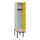 locker met bank,HxBxD 2120x400x815mm,1vak,vak B 400mm,cilinderslot