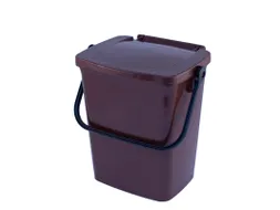 Afvalemmer Minimax Rechthoekig 7 Liter Bruin