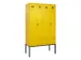 locker voor scheiding van kleding,HxBxD 2120x1200x500mm,4vak