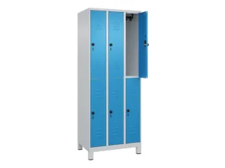 dubbeldekse locker,HxBxD 1950x750x500mm,3x2vak.,vak B 250mm - 2