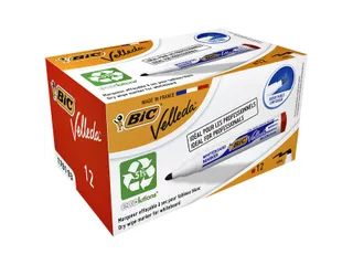 Viltstift Bic Velleda 1701 whiteboard rond large rood - 4