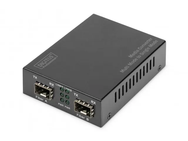 Gigabit Multimode/Singlemode mediaconverter SFP