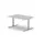 Elektrisch ihv bureau,HxBxD 650-1310x1400x1000mm,blad lichtgrijs