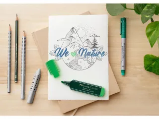 Markeerstift Faber-Castell 48 neon groen - 7
