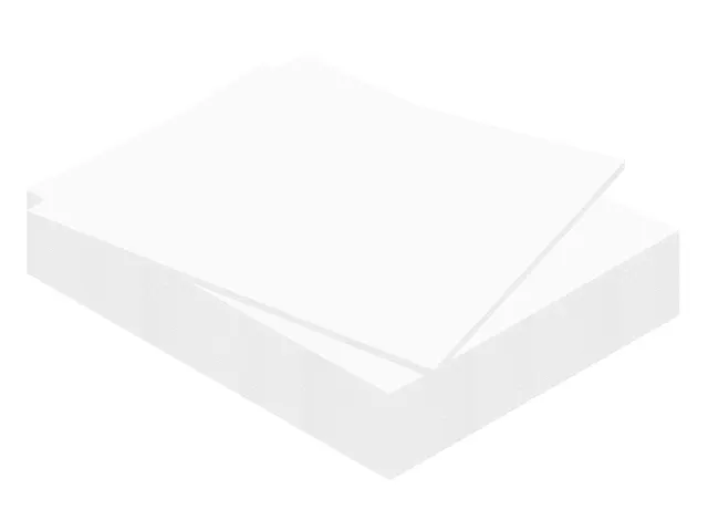 Panneau Mousse Kangaro 50x70cm 5mm Double face Blanc 15 pièces