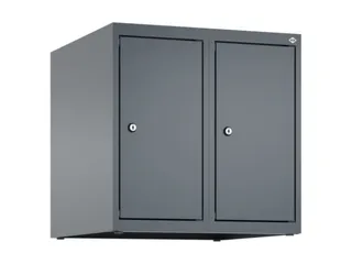 opzetkast,v. locker,2vak.,vak B 250mm,HxBxD 500x500x500mm,vleugeldeur - 1