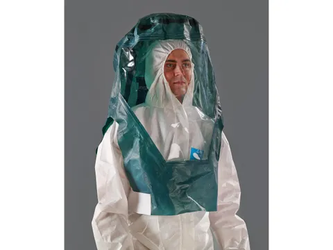 AlphaTec 4000 Cape met kap en vizier groen one size 20 stuks