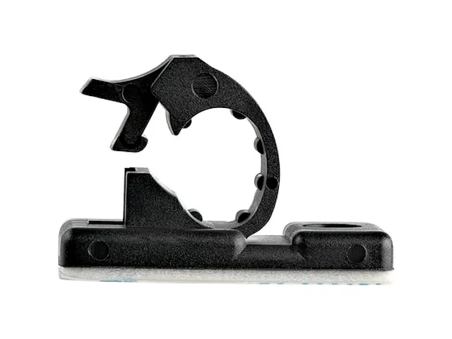 Zelfklevende Kabelmanagement Clips 5.5mm zwart 100 stuks