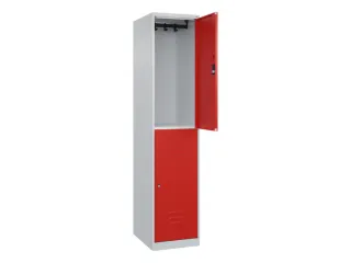 dubbeldekse locker,HxBxD 1850x400x500mm,1x2vak.,vak B 400mm - 2
