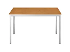 Tafel Vierkant 160x80 Cm Rechthoekig Frame Aluminium Blad Kersenhout