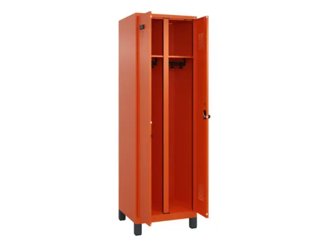 locker voor scheiding van kleding,HxBxD 1950x600x500mm,2vak