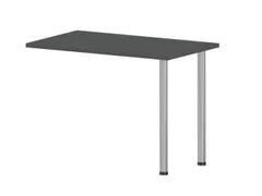 aanbouwtafel,i.h.v.,HxBxD 720-840x1000x600mm,MS-donkergrijs