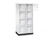 grootvolume-lockersysteem,HxBxD 1750x820x500mm,2x4vakken,cil.-slot