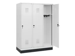 schoollocker,HxBxD 1630x1200x500mm,3vak,vak B 400mm,draaigrendel