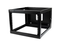 6U 22Inch Diep Scharnierend Open Frame Serverrack Wandmontage