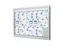 Outdoor mededelingenbord 21x A4 met logopaneel LED verlicht