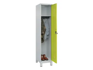 locker,HxBxD 1950x400x500mm,1vak,vak B 400mm,draaigrendel,voeten - 1