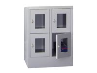 Vakkenkast Vensterdeuren 855x630x500mm 4 Vakken B 300mm Klinksluiting