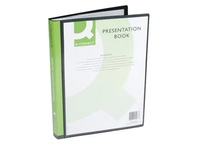 protège-documents personnalisable A4 40 pochettes noir