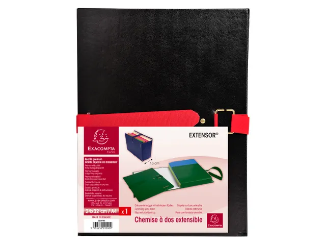 Map uitrekbare rug Extensor 24x32 cm Assorti