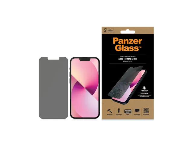 PanzerGlass Privacy Screen Protector iPhone 13 Mini | Standard Fit,