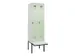 locker met bank,voor scheiding van kleding,HxBxD 2120x600x815mm,2vak