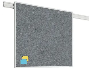 Partnerline Prikbord 90x120cm Camira Donkergrijs - 2