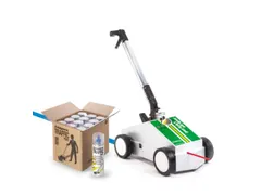 Vloermarkeringsset TRAFFIC PAINT met 12 verfbussen, blauw