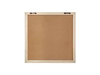 Letterbord Zwart 40x60cm licht houten frame - 15