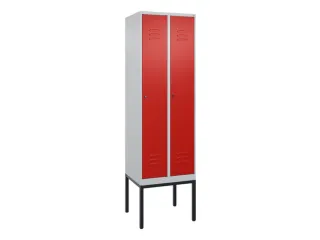 locker voor scheiding van kleding,HxBxD 2120x600x500mm,2vak - 1