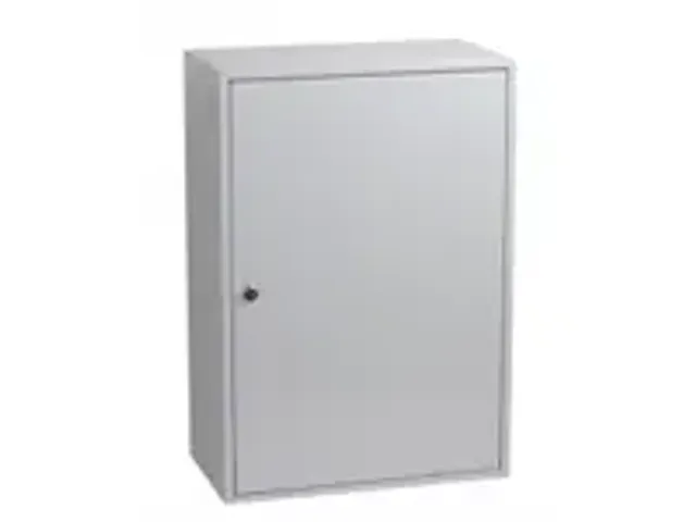 OUTLET sleutelkast,200haak,HxBxD 550x380x140mm,romp grijs,front grijs