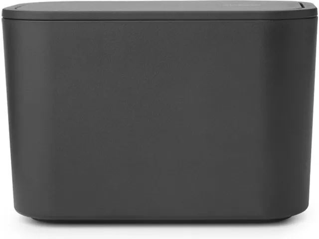 Mindset Badkamer afvalbakje 1.28 Liter Donkergrijs