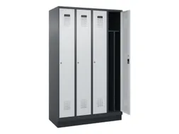 locker voor scheiding van kleding,HxBxD 1950x1200x500mm,4vak