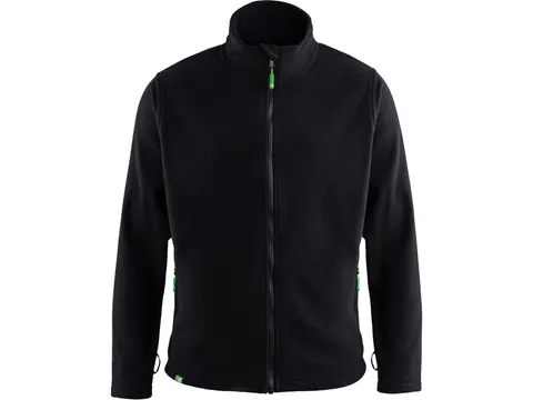 Fleece vest Arco Responsible zwart 3XL