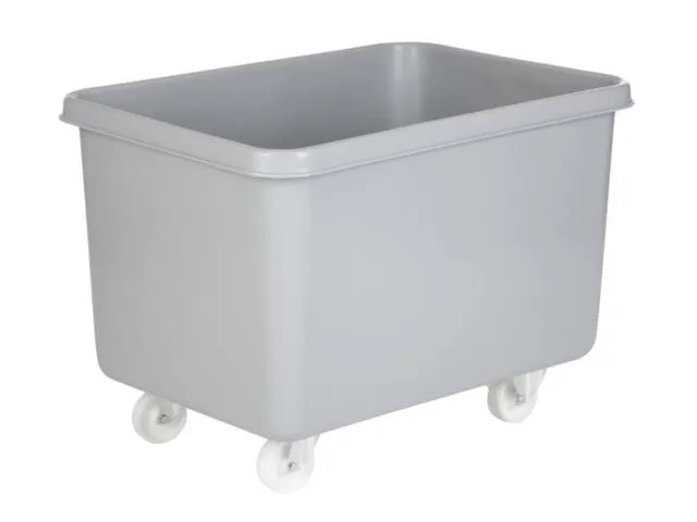 Mobiele Opslagbak Hoekig Pe Hxbxd 711x991x686mm 340 Liter Grijs