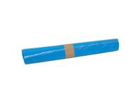 HDPE afvalzakken 456110 80x110cm blauw, T25 140 liter.