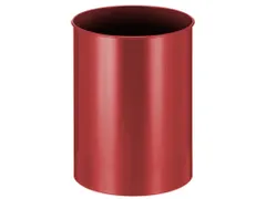 Ronde Papierbak Metaal 30 Liter Rood